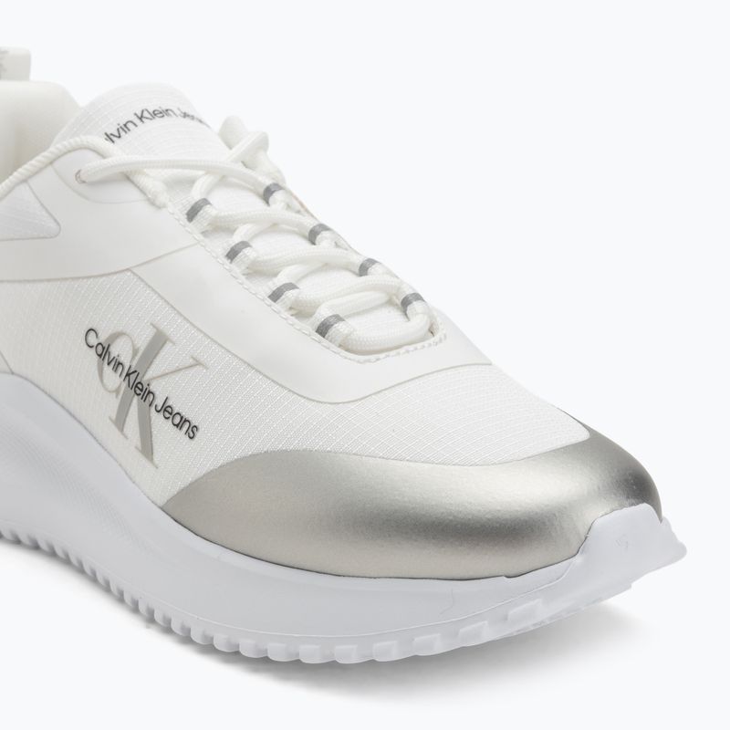 Кросівки жіночі Calvin Klein Eva Runner Low Lace Mix мл Wn bright white/silver 7