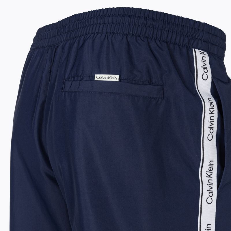 Шорти для плавання чоловічі Calvin Klein Medium Drawstring signature navy 4