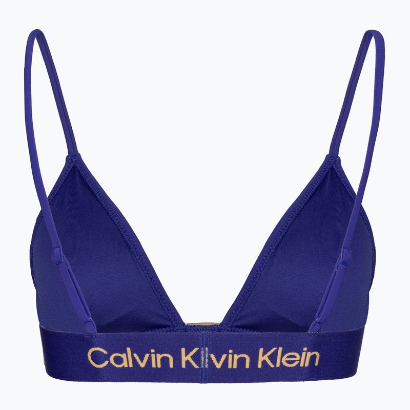 Бюстгальтер купальний Calvin Klein Fixed Triangle-RP midnight lagoon 2