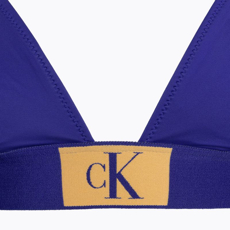 Бюстгальтер купальний Calvin Klein Fixed Triangle-RP midnight lagoon 3
