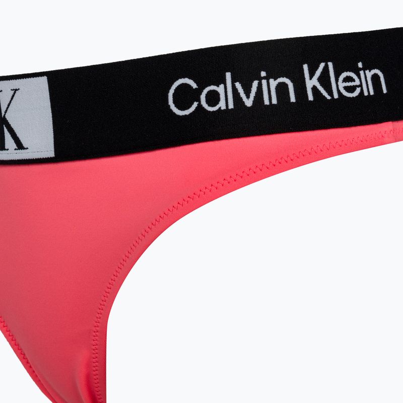 Плавки Calvin Klein Thong calypso coral 3