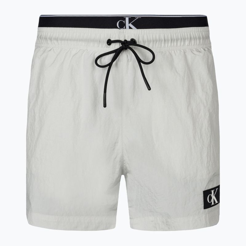 Шорти для плавання чоловічі Calvin Klein Medium Double WB nimbus cloud