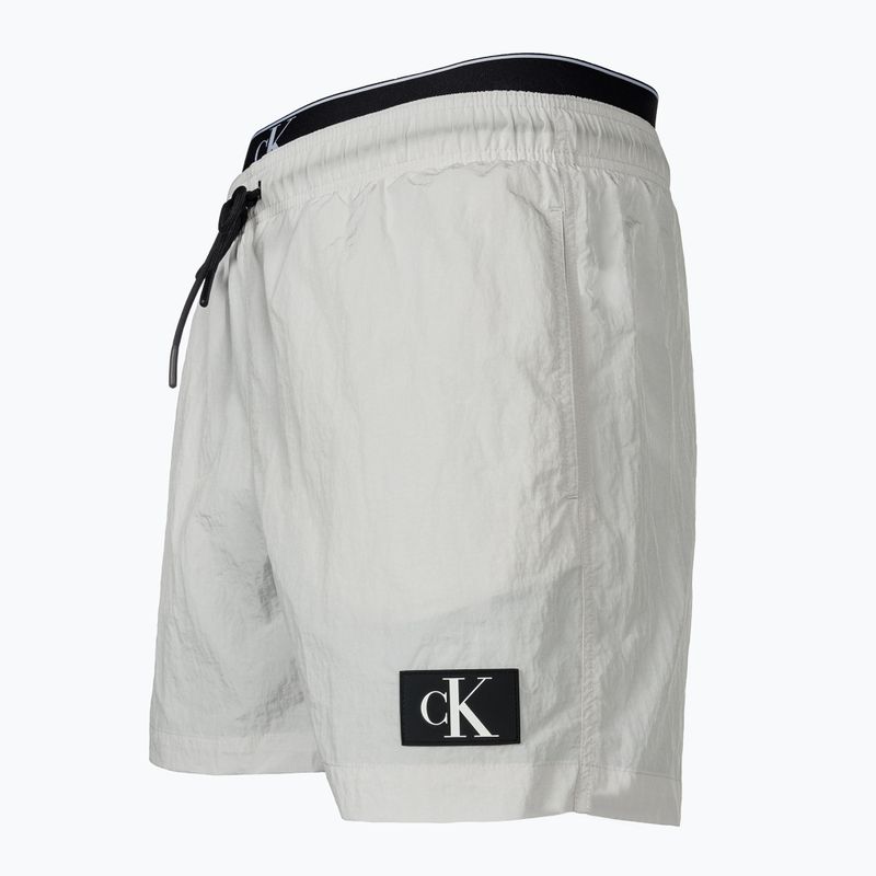 Шорти для плавання чоловічі Calvin Klein Medium Double WB nimbus cloud 3