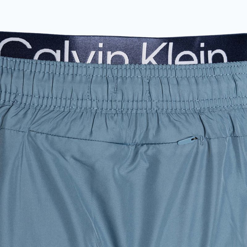 Шорти для плавання чоловічі Calvin Klein Short Double Waistband muted cerulean 4