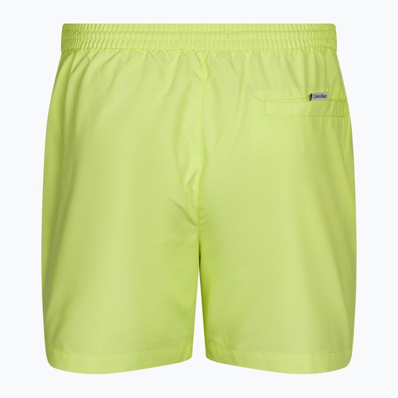 Шорти для плавання чоловічі Calvin Klein Medium Drawstring sunny lime 2