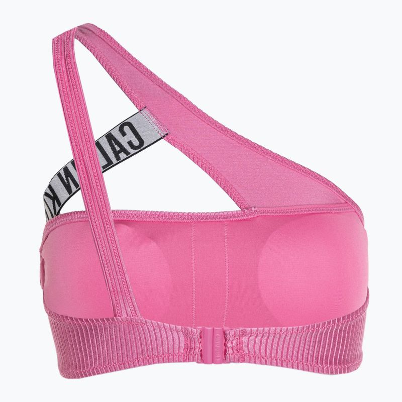 Бюстгальтер купальний Calvin Klein One Shoulder Bralette-RP bold pink 2