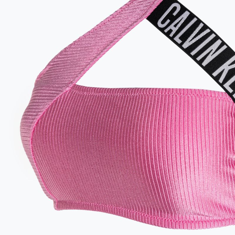 Бюстгальтер купальний Calvin Klein One Shoulder Bralette-RP bold pink 3