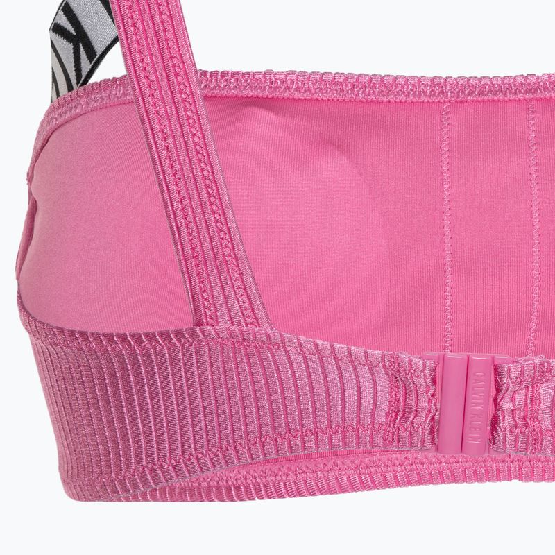 Бюстгальтер купальний Calvin Klein One Shoulder Bralette-RP bold pink 4