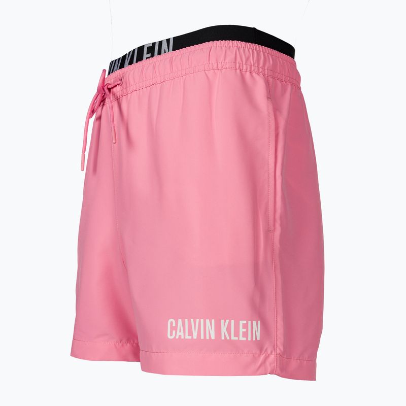 Шорти для плавання чоловічі Calvin Klein Medium Double WB sachet pink 3