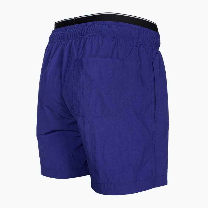 Шорти для плавання чоловічі Calvin Klein Medium Double WB midnight lagoon 4