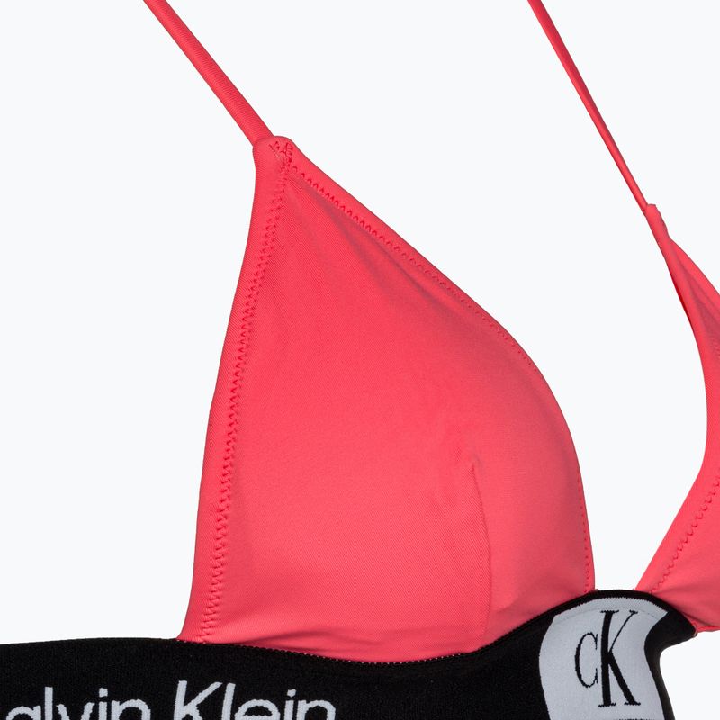 Бюстгальтер купальний Calvin Klein Fixed Triangle-RP calypso coral 3