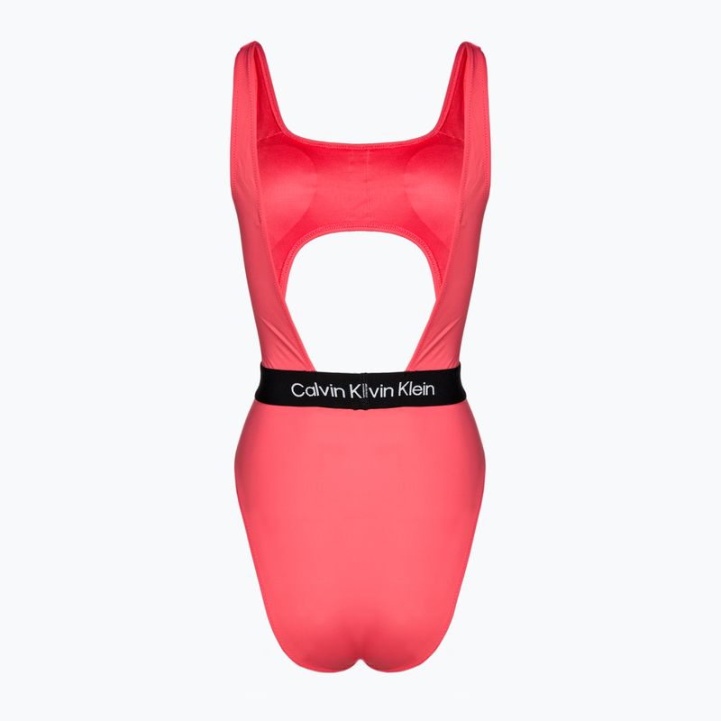 Купальник жіночий Calvin Klein Cut Out One Piece-RP calypso coral 2