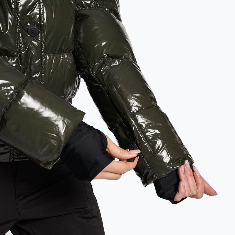 Куртка гірськолижна жіноча Nikkie Uma Ski forest green 4