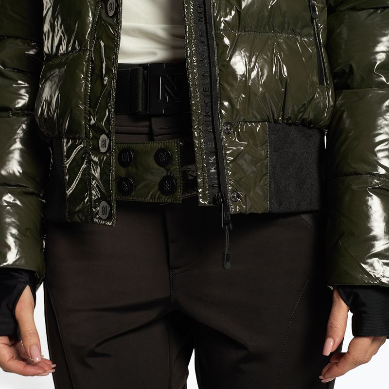 Куртка гірськолижна жіноча Nikkie Uma Ski forest green 6