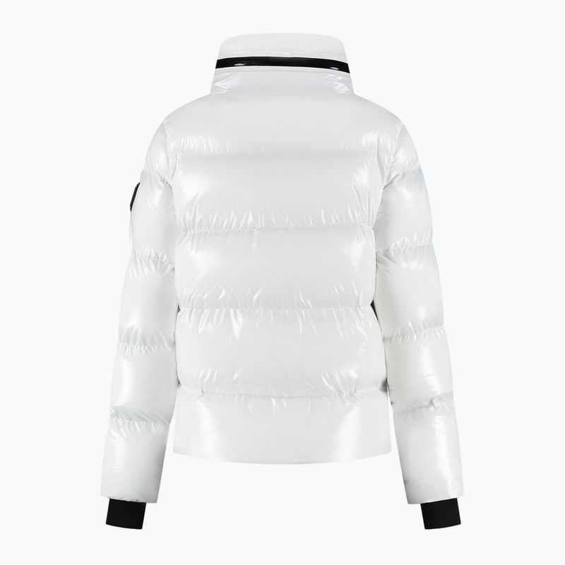 Куртка гірськолижна жіноча Nikkie Gstaad Laquer Ski bright white 3