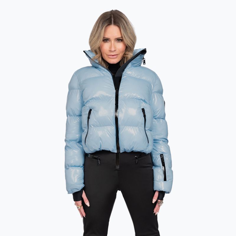 Куртка гірськолижна жіноча Nikkie Gstaad Laquer Ski powder blue