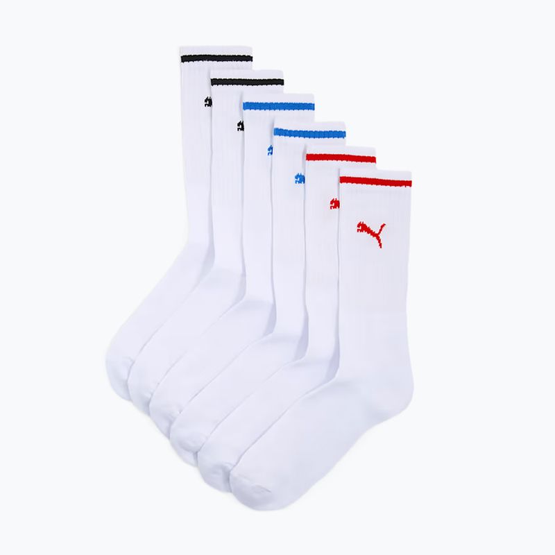 Шкарпетки PUMA Sport Crew Stripe 3 пари white