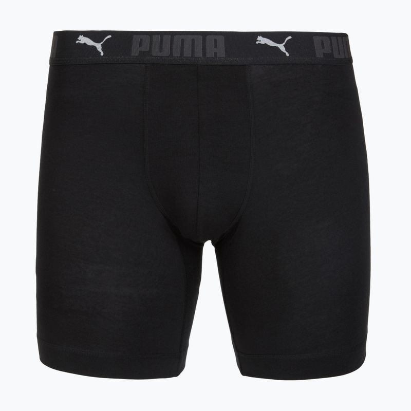 Боксерки чоловічі Cotton Long 2 pack black 2