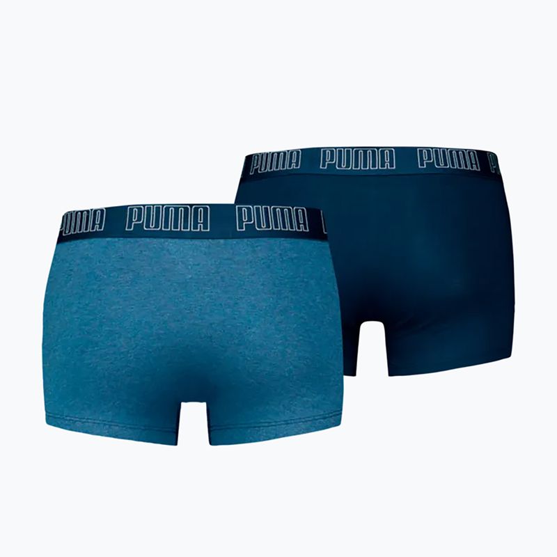 Труси чоловічі PUMA Everyday Trunk 2 пари light blue melange 2