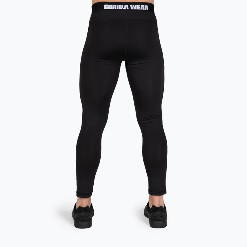 Легінси для тренувань чоловічі Gorilla Wear Columbus black 2