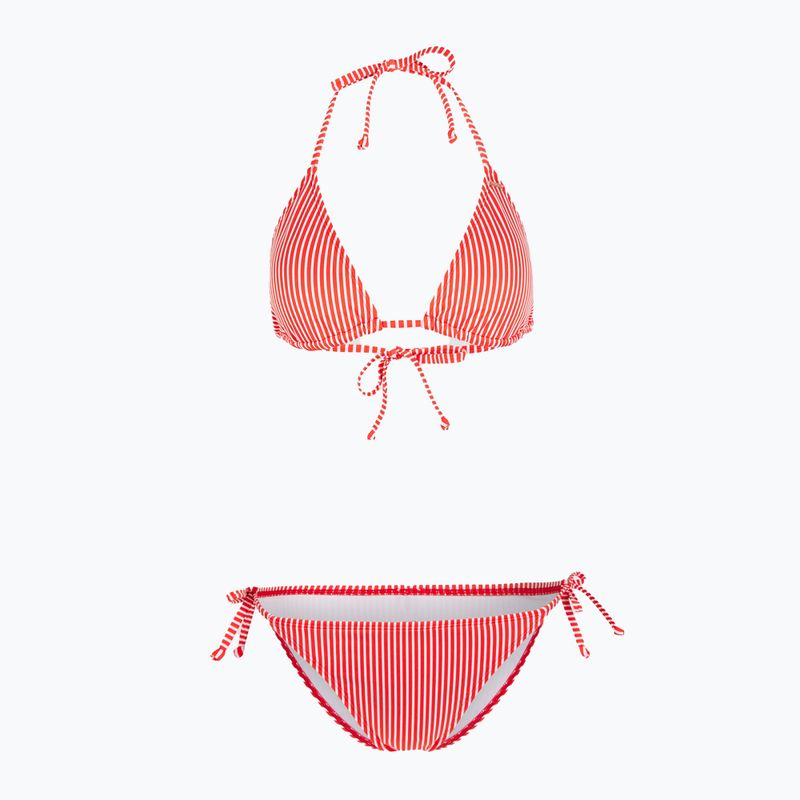 Жіночий роздільний купальник O'Neill Capri Bondey Bikini червоний в просту смужку