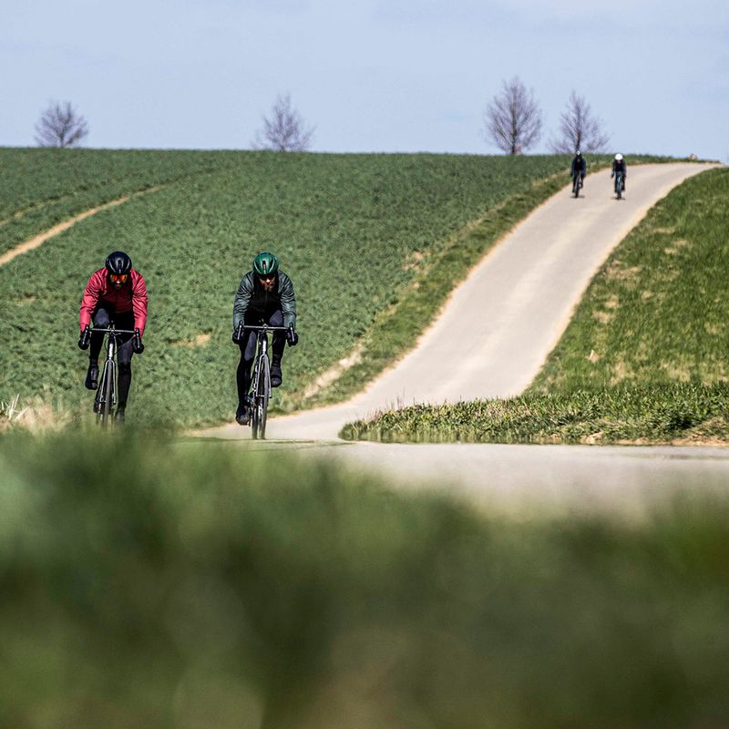 Чоловіча велокуртка Rogelli Essential Winter burgundy 8