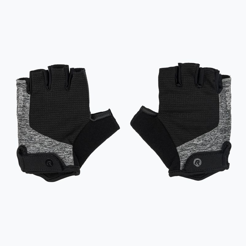 Рукавички велосипедні жіночі Rogelli Essential W black/grey 2