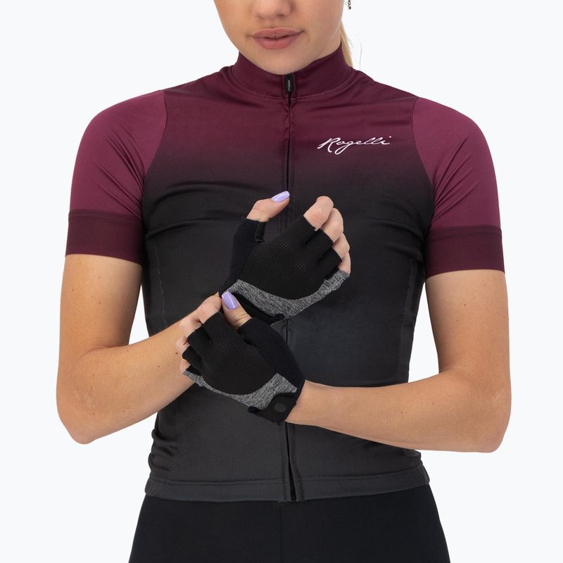 Рукавички велосипедні жіночі Rogelli Essential W black/grey 2