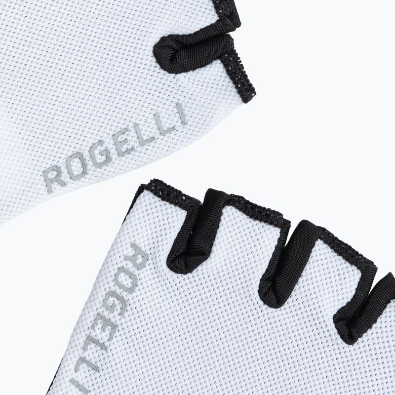 Жіночі велосипедні рукавички Rogelli Core W білі 4
