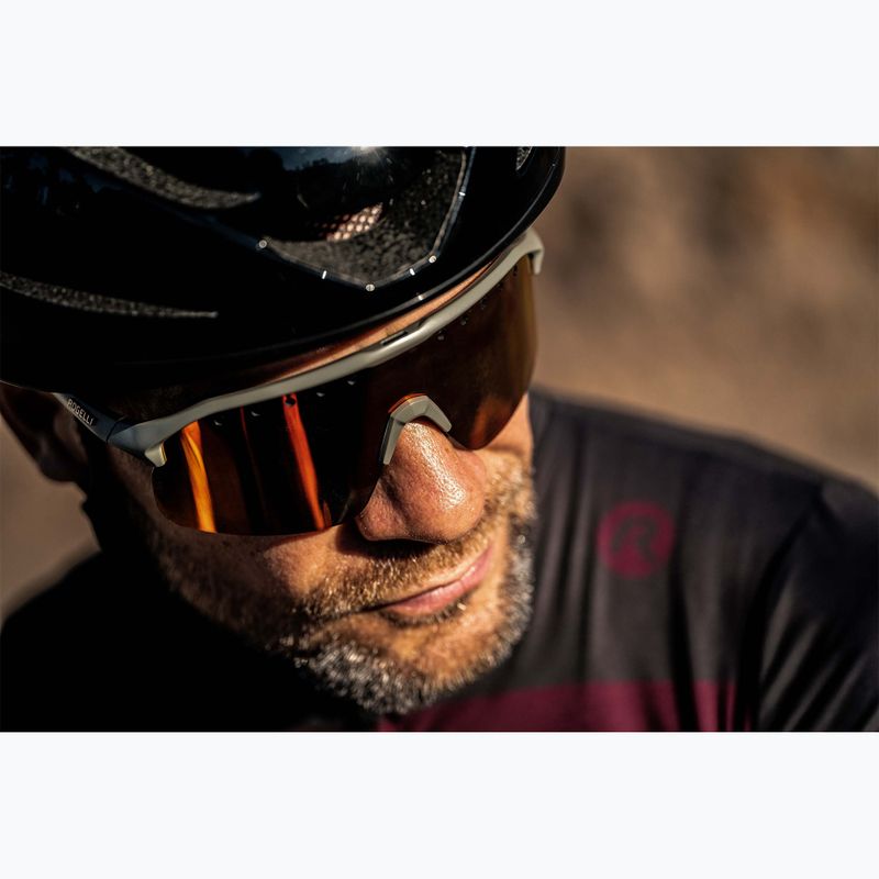 Окуляри сонцезахисні Rogelli Ventro Polarized grey/bordeaux/red revo 5