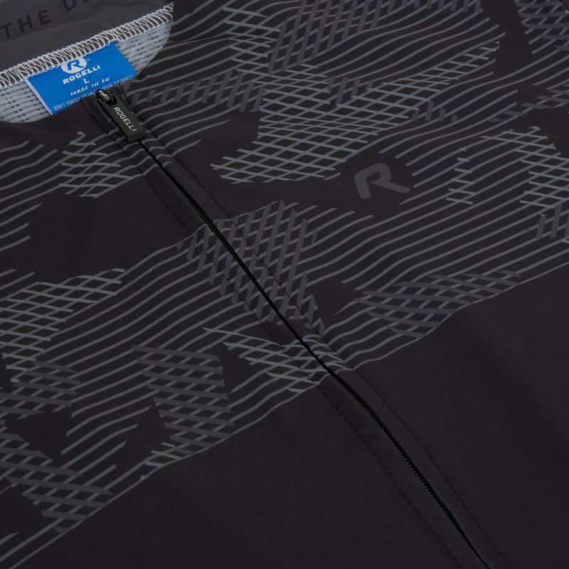 Футболка велосипедна чоловіча Rogelli Camo Jersey black/grey 3