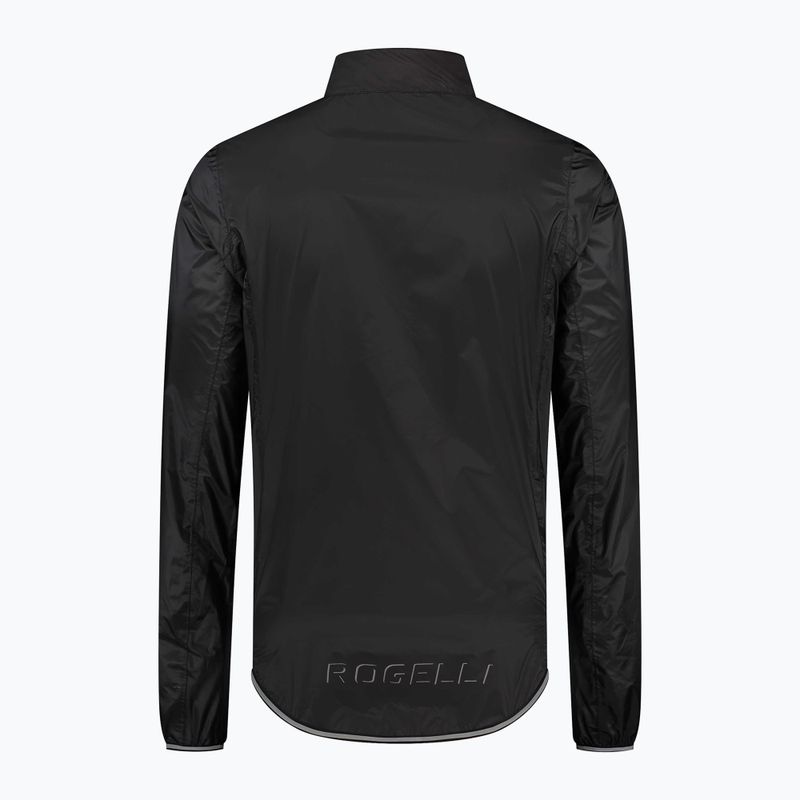 Куртка велосипедна чоловіча Rogelli Essential Rain black 4