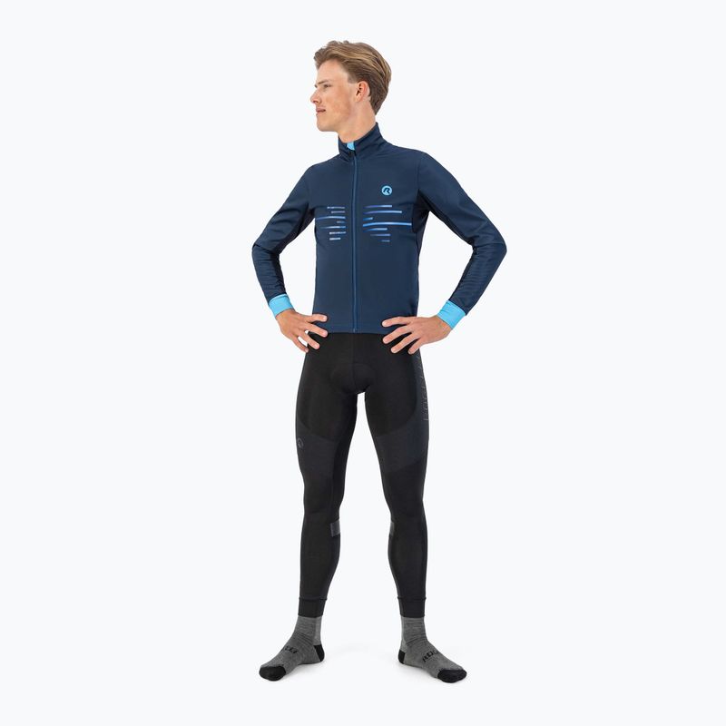 Чоловіча велосипедна куртка Rogelli Radius Winter Jacket blue 2