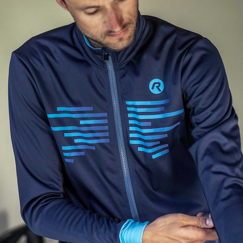 Куртка велосипедна чоловіча Rogelli Radius Winter Jacket blue 11
