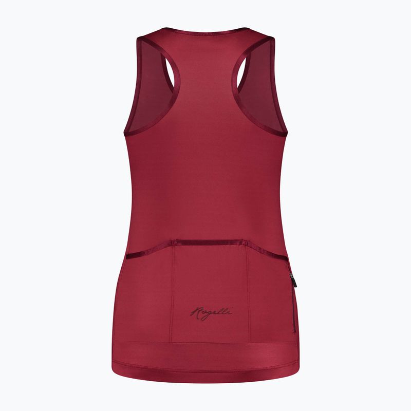 Жіноча велосипедна майка Rogelli Abbey Tank Top cerise 4