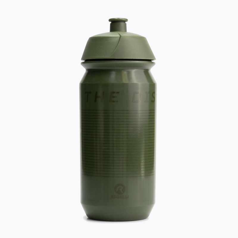 Пляшка велосипедна Rogelli Bio Bottle Enjoy The Distance 500 мл army green