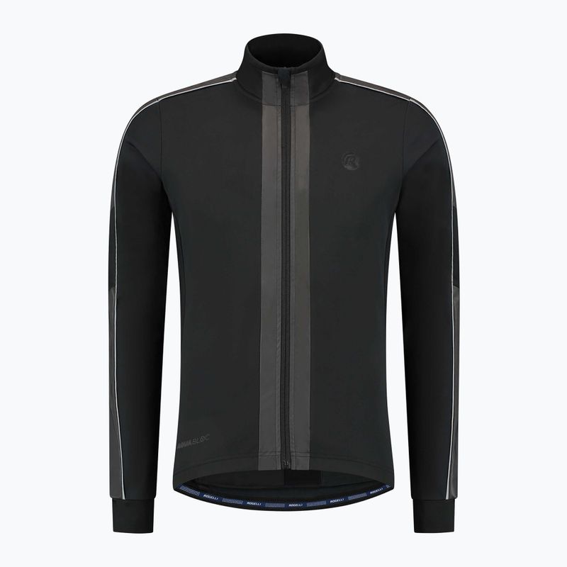 Куртка велосипедна чоловіча Rogelli Essential Winter Hi Vis black 5