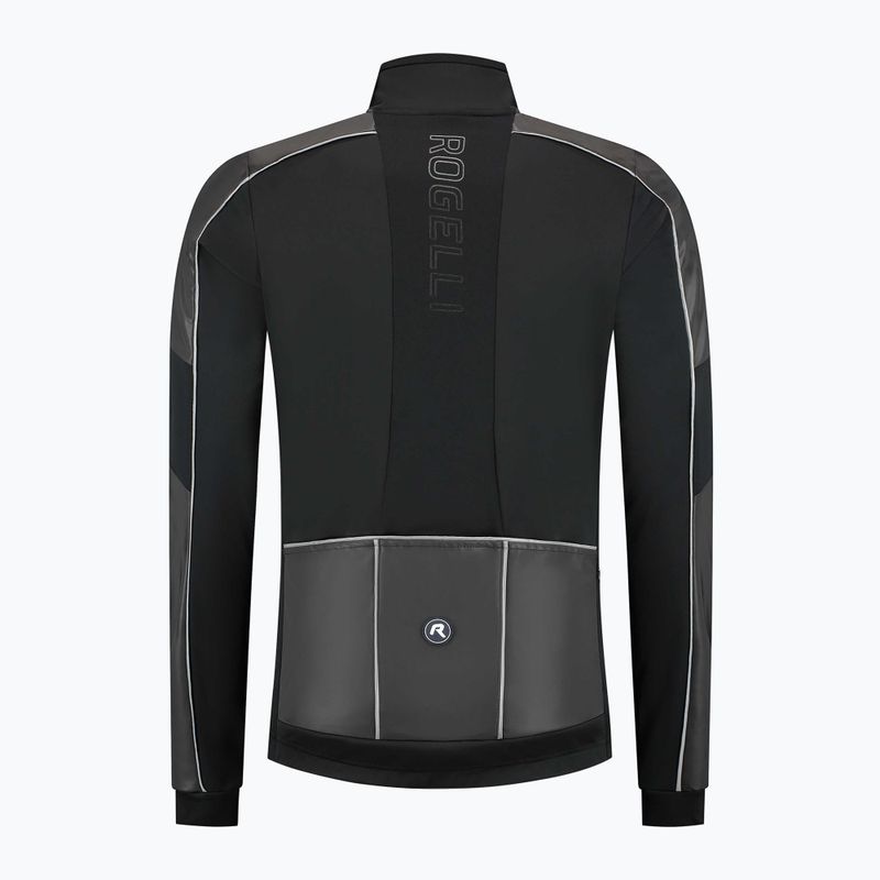 Куртка велосипедна чоловіча Rogelli Essential Winter Hi Vis black 6