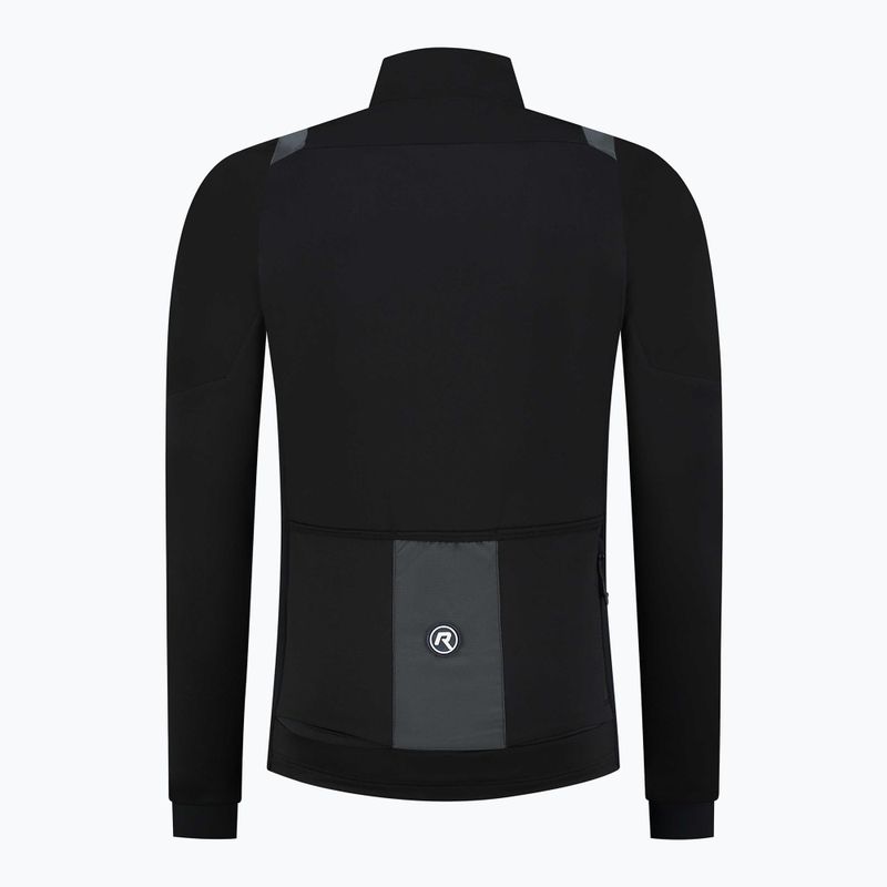 Чоловіча велокуртка Rogelli Distance black 7