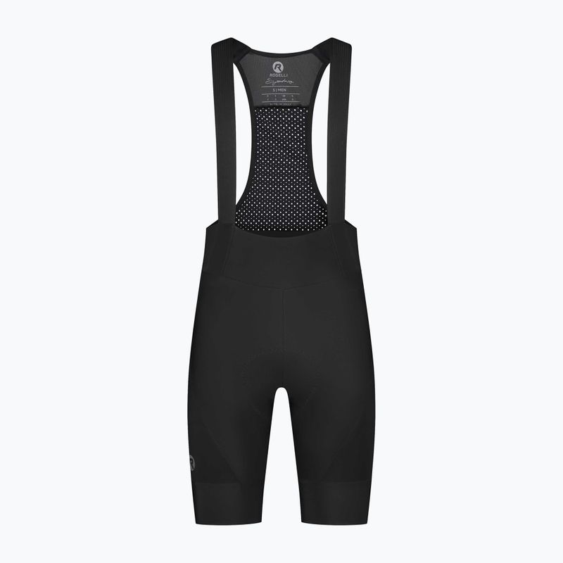 Чоловічі велосипедні шорти Rogelli Signature Bib Short чорні 4
