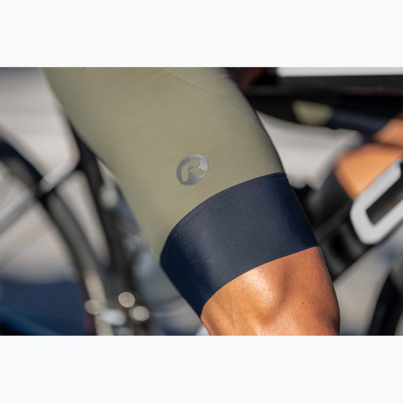Чоловічі велосипедні шорти Rogelli Signature Bib Short зелені 11