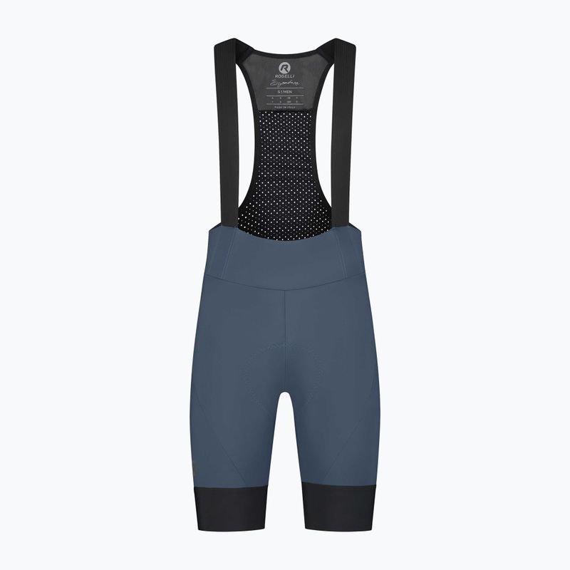 Чоловічі велосипедні шорти Rogelli Signature Bib Short сині 4