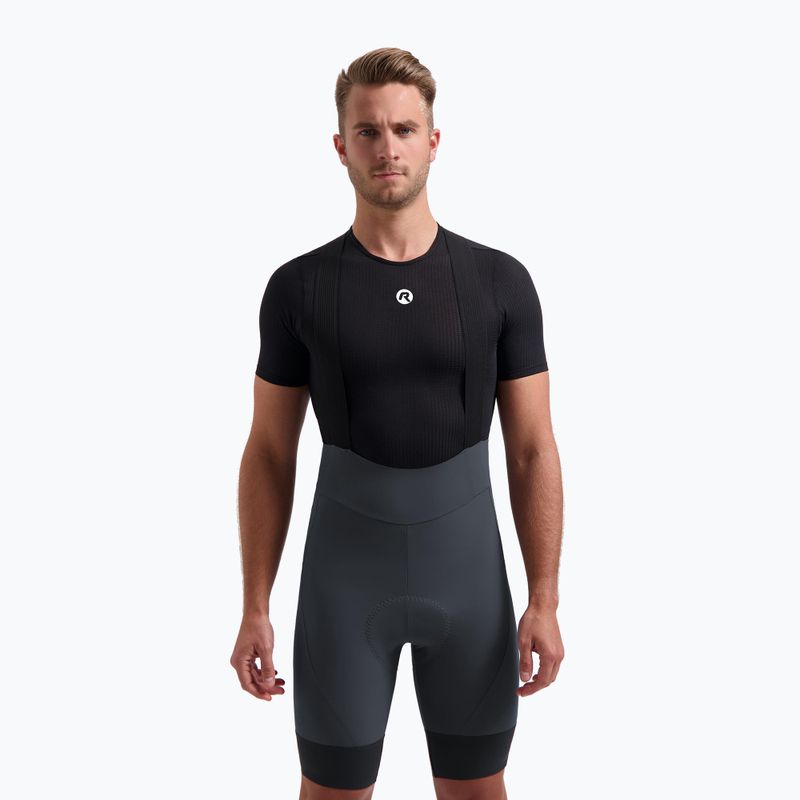Чоловічі велосипедні шорти Rogelli Signature Bib Short сірі