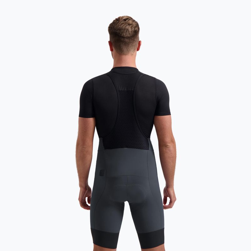 Чоловічі велосипедні шорти Rogelli Signature Bib Short сірі 2