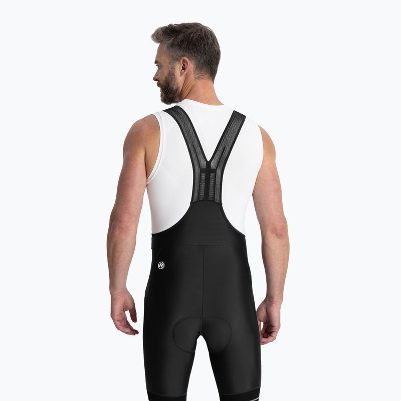 Чоловічі велосипедні шорти Rogelli Fast Bib Short чорні 2