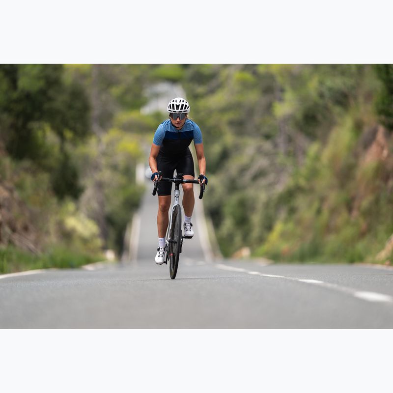 Футболка велосипедна жіноча Rogelli Core Block W black/blue/dark blue 9