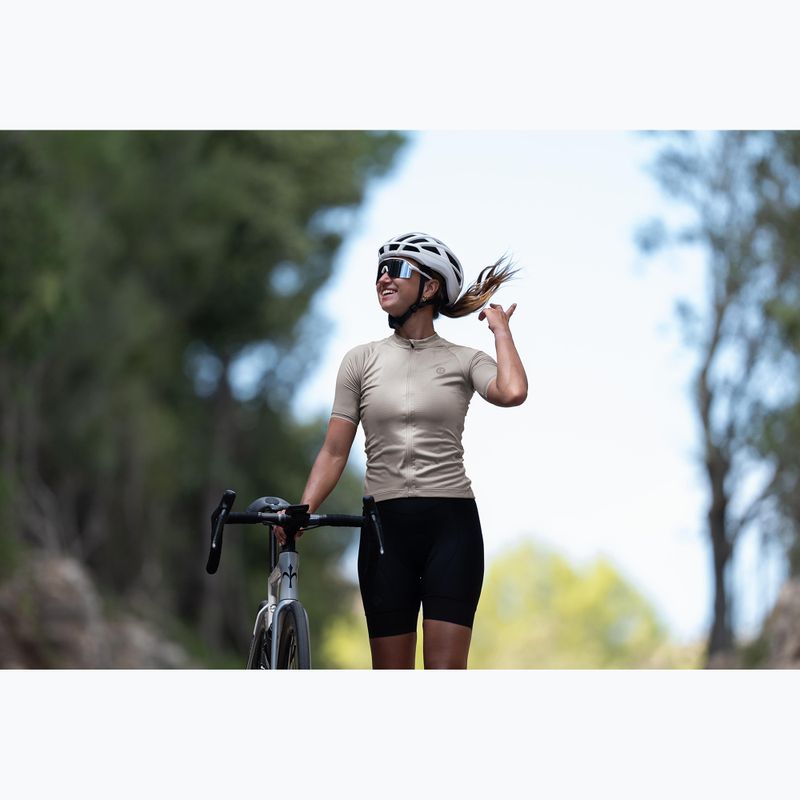 Футболка велосипедна жіноча Rogelli Essential II taupe 9