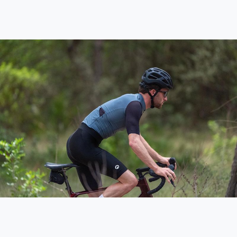 Чоловічі велосипедні шорти Rogelli Distance II Bib Short чорні 9