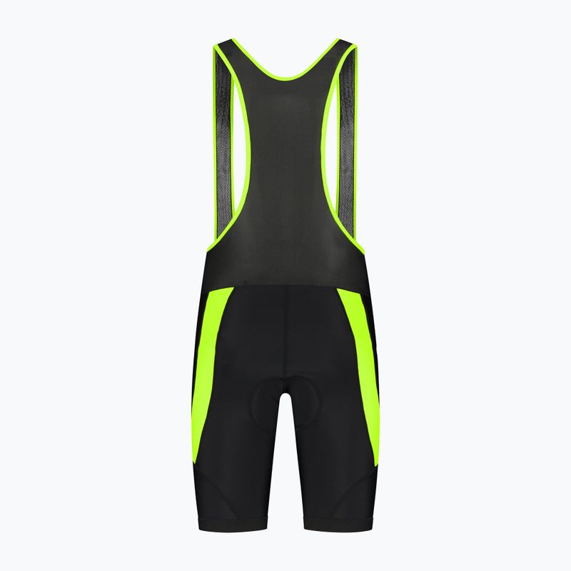 Чоловічі велосипедні шорти Rogelli Core Bib Short чорний/жовтий 7