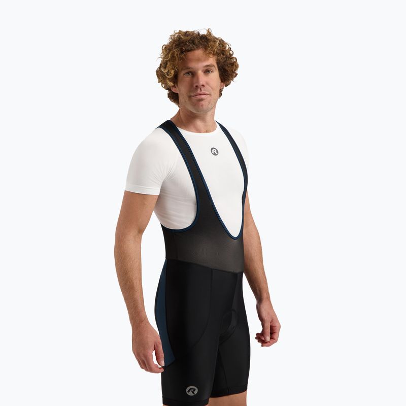 Чоловічі велосипедні шорти Rogelli Core Bib Short чорні/сині